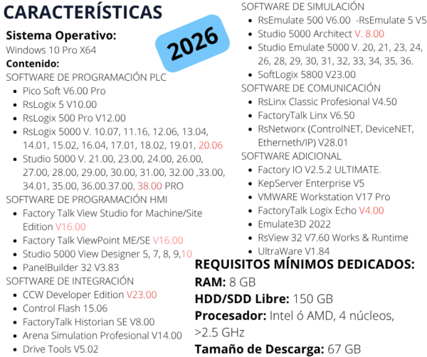 MÁQUINA VIRTUAL ALLEN-BRADLEY PREMIUM V2 2026 WINDOWS 10 x64 bits - Image 6